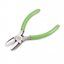 Плоскогубці Кліщі з Нейлоновими Накладками для Крихких Матеріалів, Інструмент для Рукоділля та Біжутерії, Світло-Зелені, 13.2см, (13WB24676)