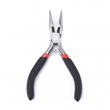 Кусачки для Дріт, Пінів, Інструмент для Рукоділля та Біжутерії Вуглецева Сталь, Чорний, 130х50х11 мм, (13WB28162)