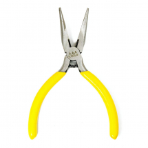 Плоскогубці з Кусачками Комбіновані, Інструмент для Рукоділля та Біжутерії з Вуглецевої Сталі, Жовтий, 13.5x5.5см, (13WB11388)