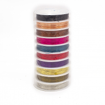 Drut Miedziany, Kolor: Mieszane Kolory, 0.6mm, 10 rolek/zestaw, 6m/rolka (13WB18254)