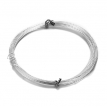 Drut Aluminiowy Okrągły do Rękodzieła do DIY, Srebrny, 1.5mm, 10m/szpula (13WB24602)