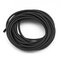 Sznurek Gumowy Syntetyczny bez Otworu, Okrągły, Czarny, 3mm, 5 m (14WB5660)