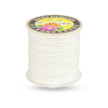 Sznurek Dekoracyjny Metalizowany, Biały, 1mm, 50m/szpula, (13WB27626)