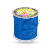 Sznurek Dekoracyjny Metalizowany, Niebieski, 1mm, 50m/szpula, (13WB27635)