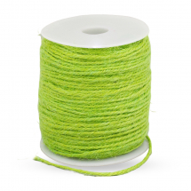 Sznurek Jutowy dla DIY, Macrame, Craftowe, Jasnozielony, 2mm, 100m/szpula (13WB27657)