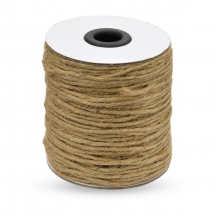 Sznurek Dekoracyjny, Jutowy Konopny Sznur 6-warstwowy, Peru, 2mm, 45m/szpula (13WB27662)