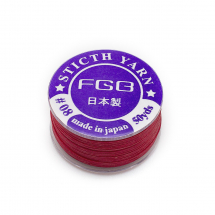 Nić do Koralików, Poliester, Japońia, Specjalna Powłoka, Kolor: Cherwony, Rozmiar: 0.1mm, 45m / szpula (13WB18387)