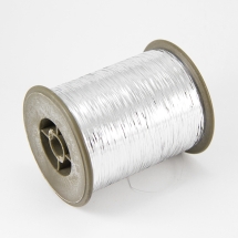 Sznurek Dekoracyjny Metalizowany, do Biżuterii, Srebrny, 0.28mm, 8000m/szpula, (14WB9894)