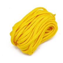 Sznurek Paracord Poliester i Spandex 7 Rdzeni, 4-5mm, Kolor: Żółty, 5m (14WB9923)