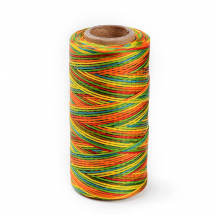 Sznurek Woskowany Poliester, Kolor: Wielokolorowy, 1x0.3mm, około 260m/szpula (13WB15818)