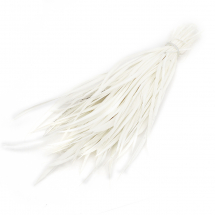 Перо Гусяче Забарвлене, Біле, 150-265x3-4мм, близько 100шт/упак, (13WB28134)