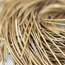 Bajorek do Haftu Gładka Miękki, Miedź, Jasnobrązowy, 1mm, 580cm/10g (13WB16735)