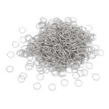 Kółeczka Ogniwka Pojedyncze Otwarte Żelazne, Platyna, 8x0.7mm, około 500szt/50g (5WB5506)