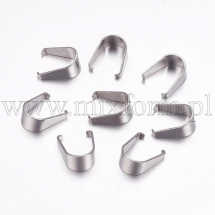 Тримачі Затискачі для Підвісок, Нержавіюча Сталь, 10х8.5х5мм (13WB19004)