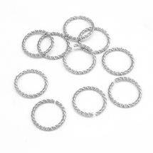 Kółeczka Ogniwka Pojedyncze Otwarte, Stal Nierdzewna, 12x1.5mm, Średnica wewnętrzna 12mm, 10szt (13WB23351)