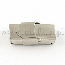 Zapięcie Klamrowe do Paska Zegarka do Rękodzieła i Biżuterii, Stal Nierdzewna, 25x9x6mm, 1szt (13WB10817)