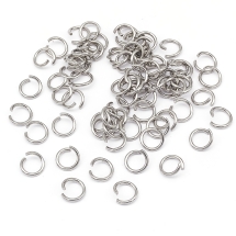 Kółeczka Ogniwka Pojedyncze Otwarte, Stal Nierdzewna do Rękodzieła i Biżuterii, 10x1.4mm, 25g~80szt (13WB17547)