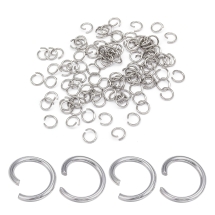 Kółeczka Ogniwka Pojedyncze Otwarte, Stal Nierdzewna do Rękodzieła i Biżuterii, 9x1.2mm, 25g~100 szt (13WB17549)