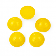 Kaboszony Naturalny Kamień Biały Jadeit, Okrągłe, Złocisty, 8x4mm, 5szt (13WB22443)