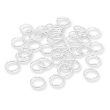 Kółeczka Ogniwka Pojedyncze, Żelazo, Kolor: Srebrny, 16x1.5mm, około 70szt / 50g (13WB22592)