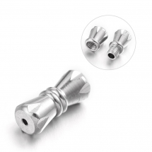 Zapięcie Skręcane, Stal Nierdzewna, do Rękodzieła i Biżuterii, Kolumna, 11.5x5mm, Otwór 1mm, 1szt (13WB26057)