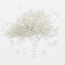 Кільця Одинарні Відкриті, Залізо, Колір: Срібло, Розмір: 7x0.9мм, Внутрішній Діаметр 5.2мм, близько 335шт/50г, (13WB26998)