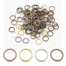 Kółeczka Ogniwka Pojedyncze Otwarte Mosiądz Mix 10x1mm okolo 120szt/25g (13WB27082)