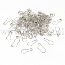 Agrafki Kilt Baza do Broszki Żelazo Platyna 21.5x9.5x0.7mm 100szt (13WB27996)