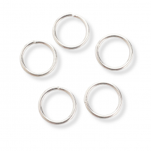 Srebro 925 Kółeczka Ogniwka Pojedyncze, Otwarte, 7x0.7mm, średnica wewnętrzna 5.5mm, 5 szt (13WB28059)