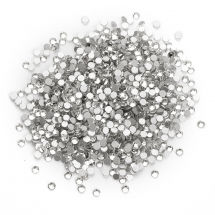 Cyrkonie Dżety Szklane Fasetowane SS10 Klasa A,  Bezbarwny, 2.8mm, 1440szt (13WB28692)