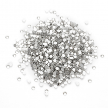 Cyrkonie Dżety Szklane Fasetowane SS8 Klasa A, Bezbarwne, 2.4mm, 1440szt (13WB28696)