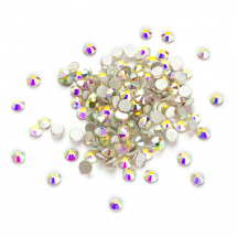 Cyrkonie Dżety Szklane Fasetowane SS5 Klasa A, Crystal AB, 1.8mm, 1440szt (13WB28699)