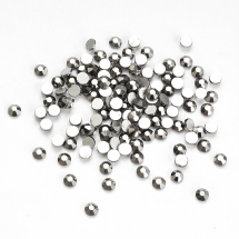 Cyrkonie Dżety Szklane Fasetowane SS6 Klasa A, Hematyt, 2mm, 1440szt (13WB28705)