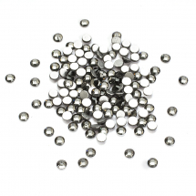 Cyrkonie Dżety Szklane Fasetowane SS6 Klasa A, Czarny Diament, 2mm, 1440szt (13WB28707)