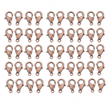 Zapięcie Karabińczyk-Lobster, Stop Cynku, Miedź, 10x6mm, 50szt (13WB28793)