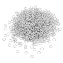 Kółeczka Ogniwka Pojedyncze Otwarte Żelazo 4x0.7mm Kolor: Srebrny około 1300szt/50g (3WB3148)