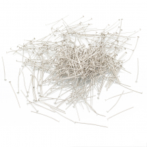 Szpilki Gwoździe Żelazo 30x0.7mm Kolor: Srebrny około 375szt/50g (5WB4029)
