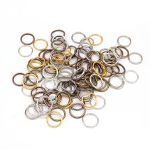 Kółeczka Ogniwka Pojedyncze Otwarte Żelazo 7x0.7mm Kolor: Mix Kolorów około 470szt/50g (2WB27769)